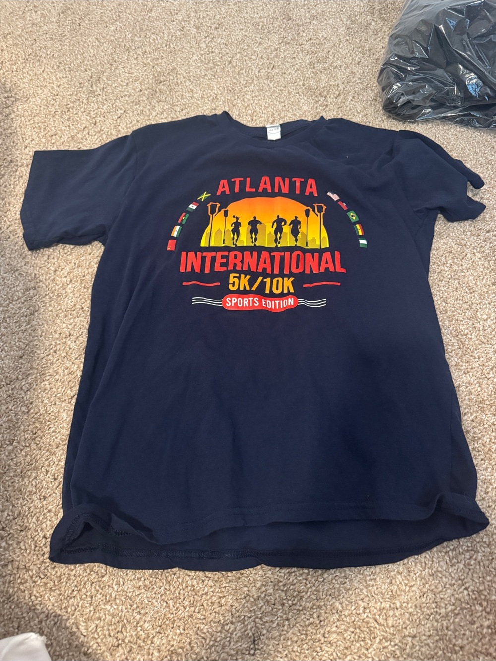 Atlanta International 10K race shirt